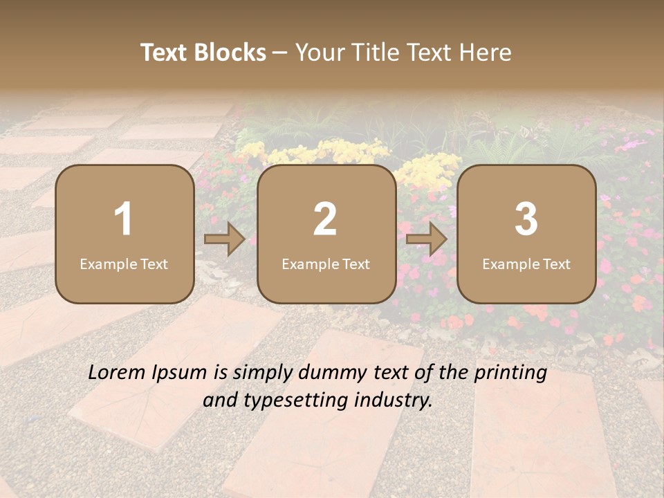 Adult Lotus Businesswoman PowerPoint Template