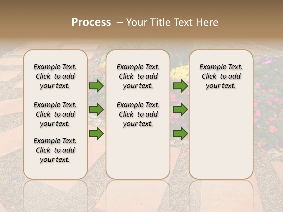 Adult Lotus Businesswoman PowerPoint Template