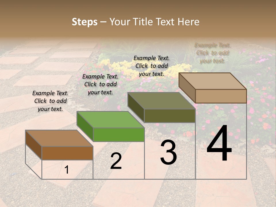 Adult Lotus Businesswoman PowerPoint Template