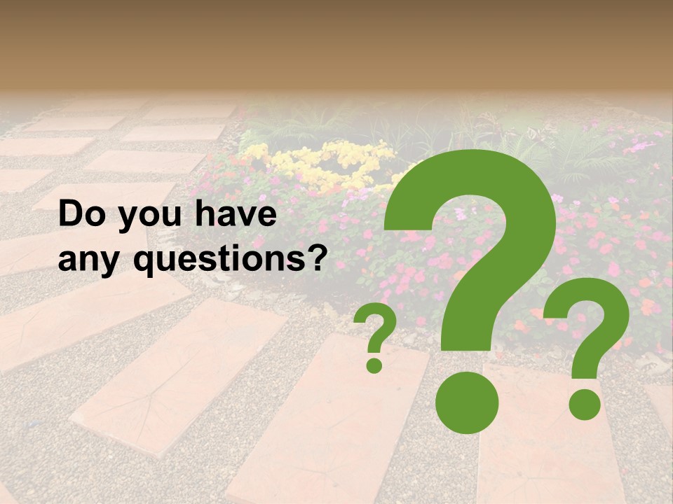 Adult Lotus Businesswoman PowerPoint Template