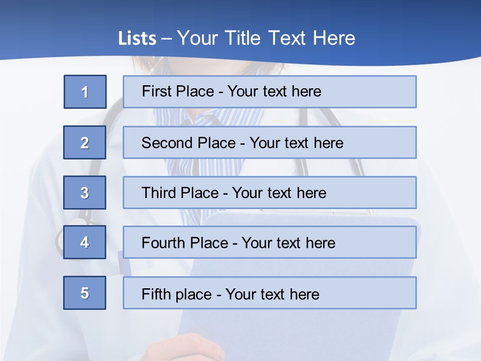 Resident Standing Light PowerPoint Template