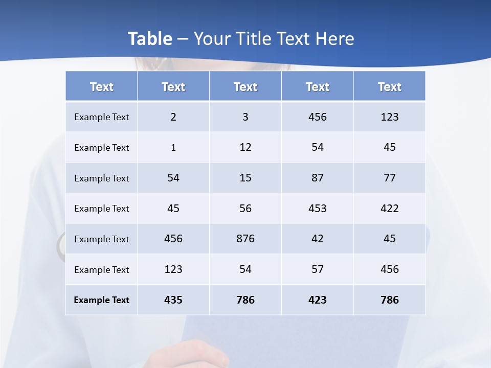 Resident Standing Light PowerPoint Template