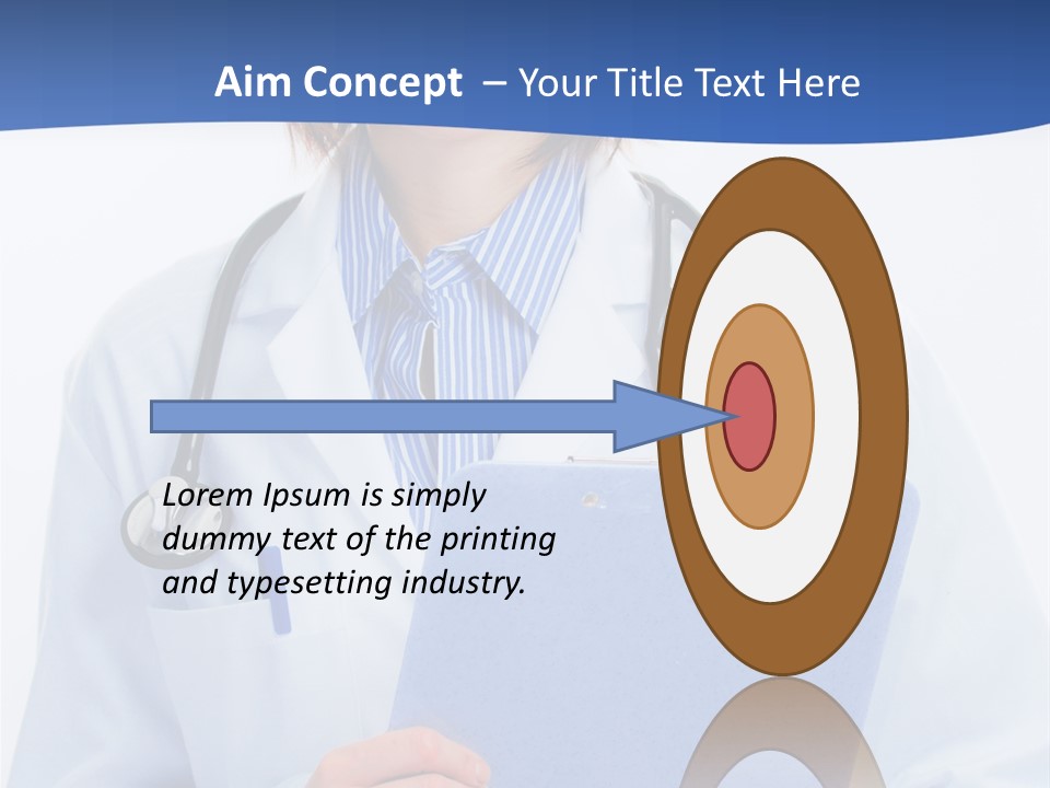 Resident Standing Light PowerPoint Template