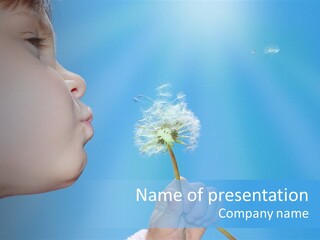 Carefree Spring Sun PowerPoint Template