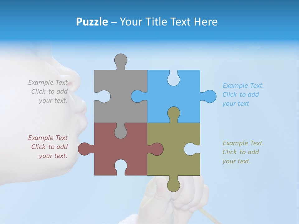 Carefree Spring Sun PowerPoint Template