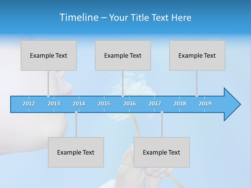 Carefree Spring Sun PowerPoint Template