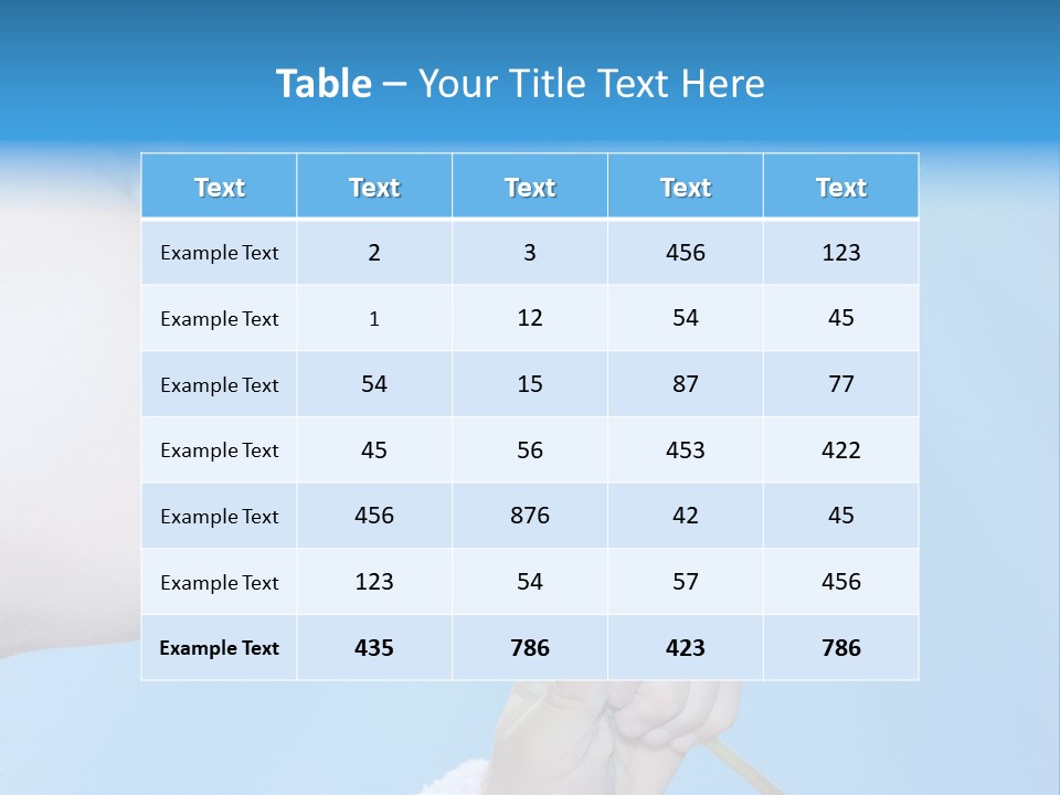 Carefree Spring Sun PowerPoint Template
