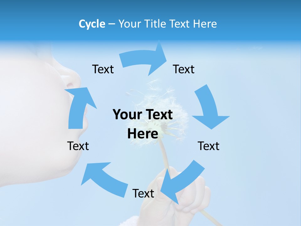 Carefree Spring Sun PowerPoint Template