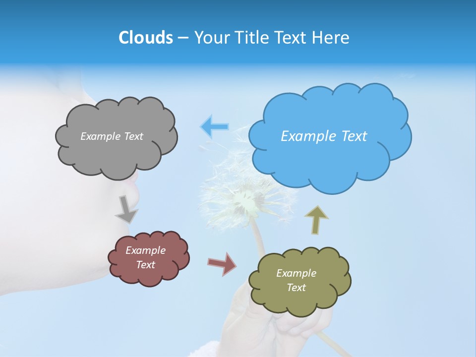 Carefree Spring Sun PowerPoint Template
