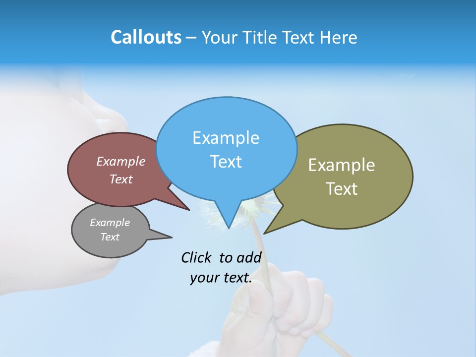 Carefree Spring Sun PowerPoint Template