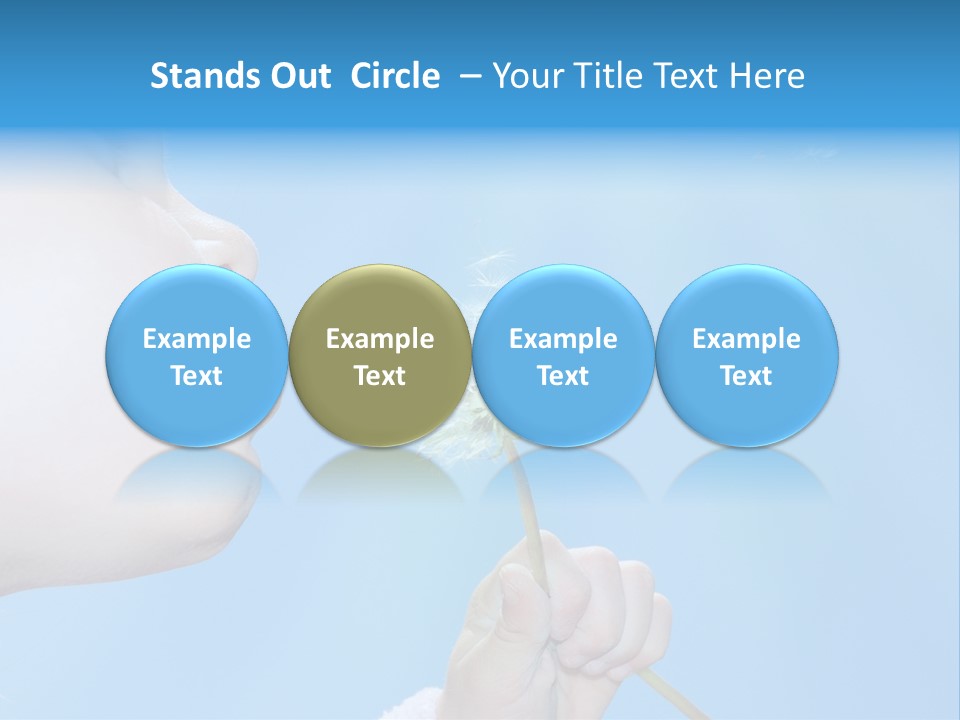 Carefree Spring Sun PowerPoint Template