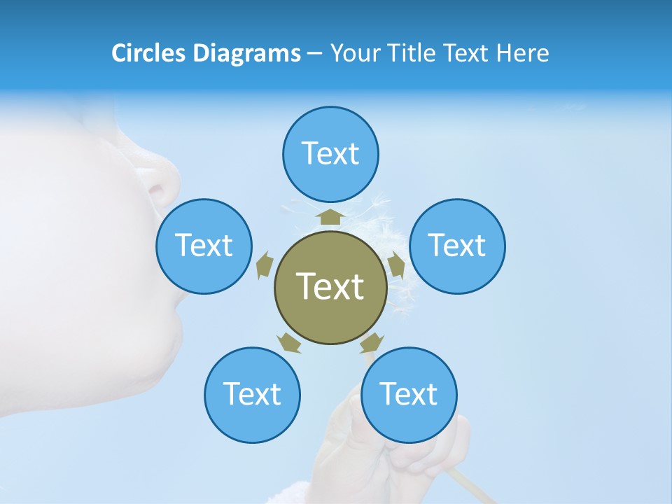 Carefree Spring Sun PowerPoint Template