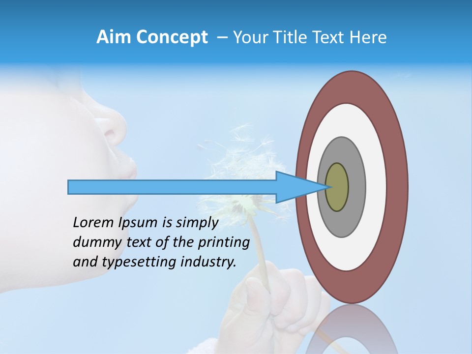 Carefree Spring Sun PowerPoint Template