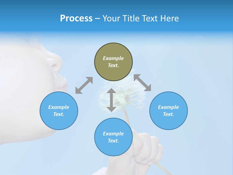Carefree Spring Sun PowerPoint Template