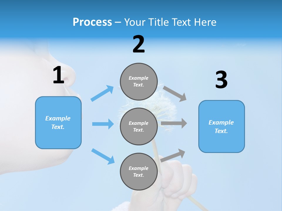 Carefree Spring Sun PowerPoint Template