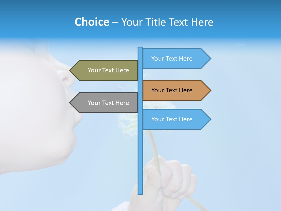 Carefree Spring Sun PowerPoint Template
