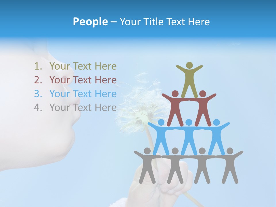 Carefree Spring Sun PowerPoint Template