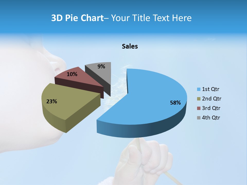 Carefree Spring Sun PowerPoint Template