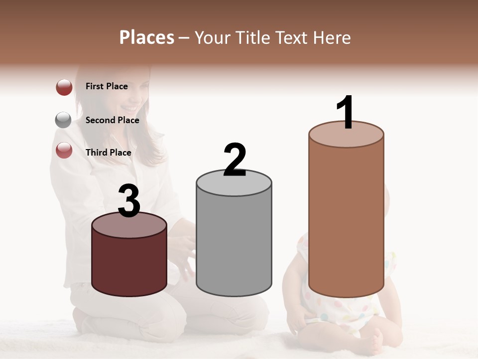 Girl Mama Baby PowerPoint Template