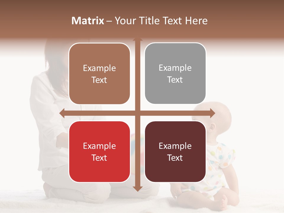 Girl Mama Baby PowerPoint Template