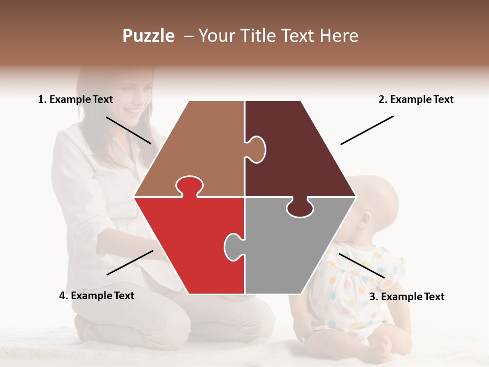 Girl Mama Baby PowerPoint Template