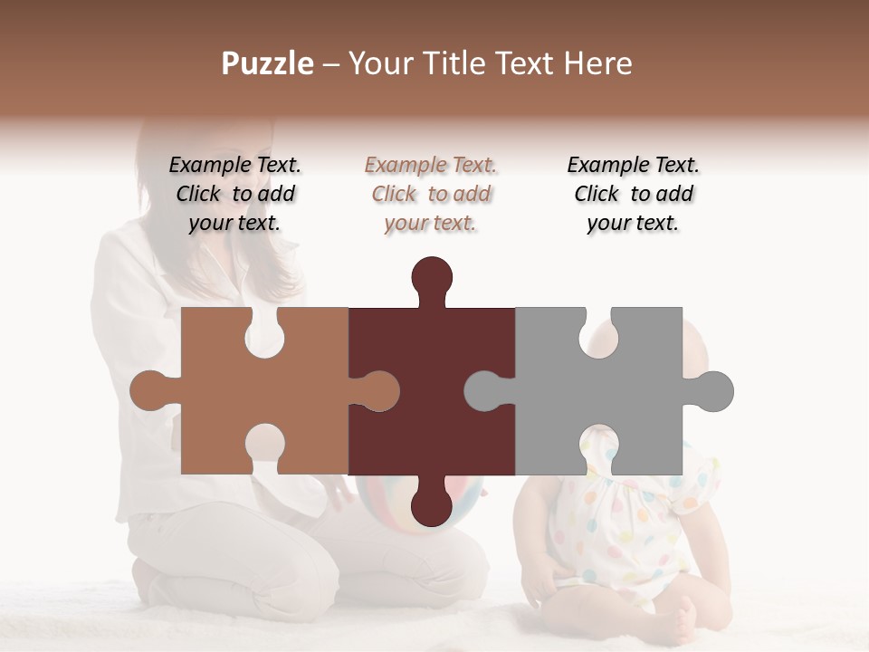 Girl Mama Baby PowerPoint Template