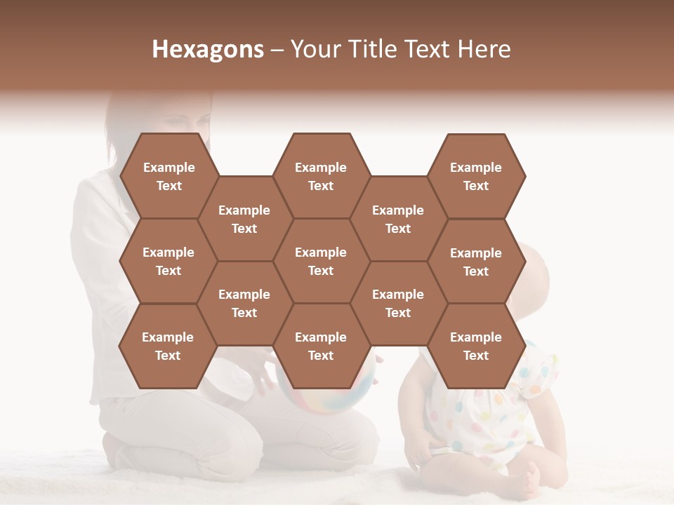 Girl Mama Baby PowerPoint Template