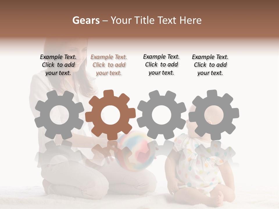 Girl Mama Baby PowerPoint Template