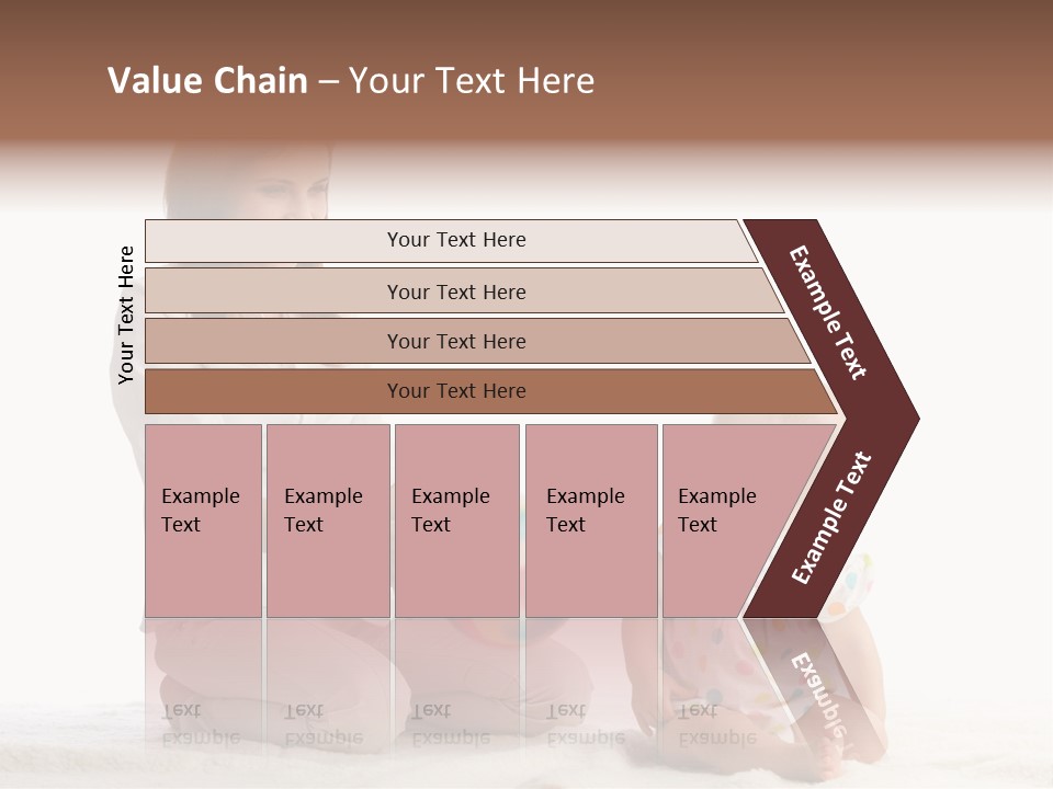 Girl Mama Baby PowerPoint Template