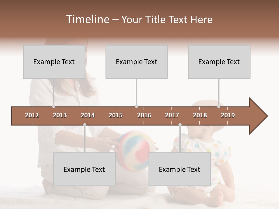 Girl Mama Baby PowerPoint Template