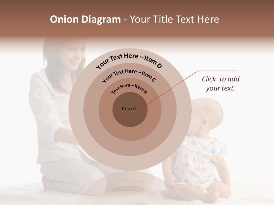 Girl Mama Baby PowerPoint Template