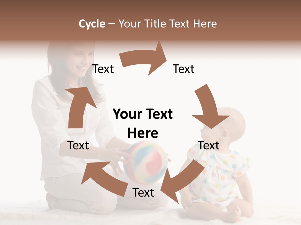 Girl Mama Baby PowerPoint Template