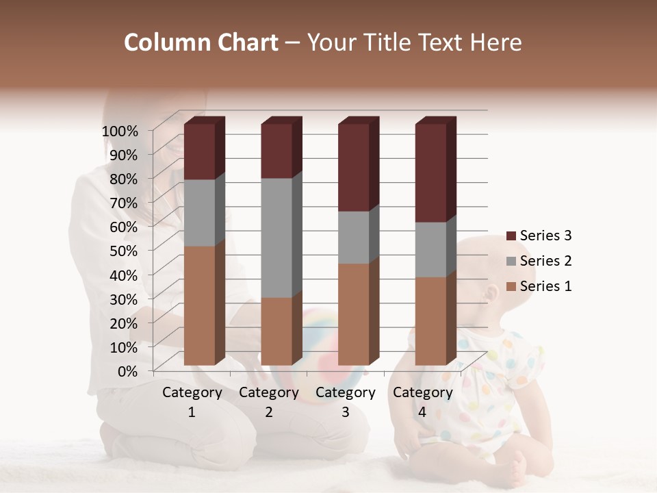 Girl Mama Baby PowerPoint Template