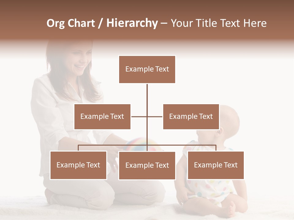 Girl Mama Baby PowerPoint Template