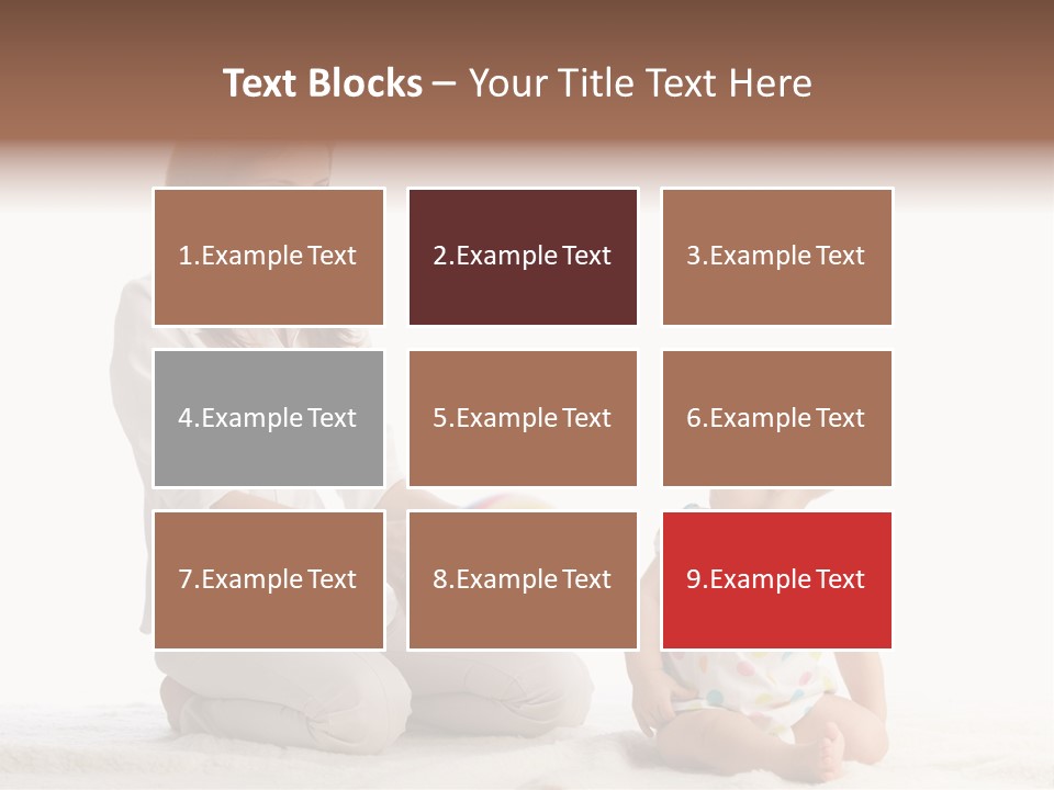 Girl Mama Baby PowerPoint Template