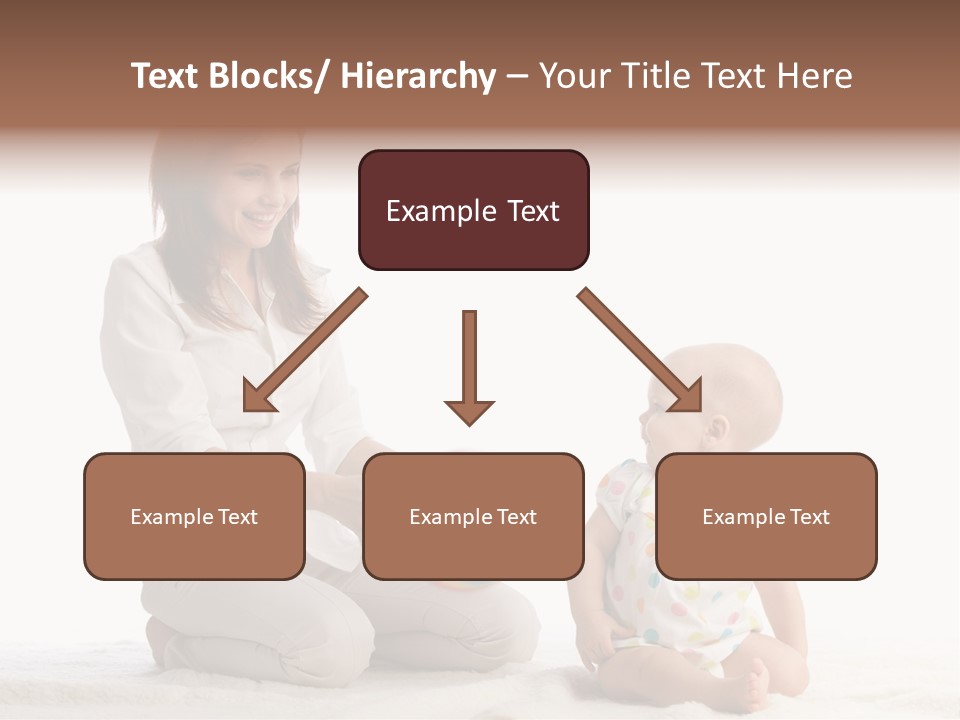 Girl Mama Baby PowerPoint Template