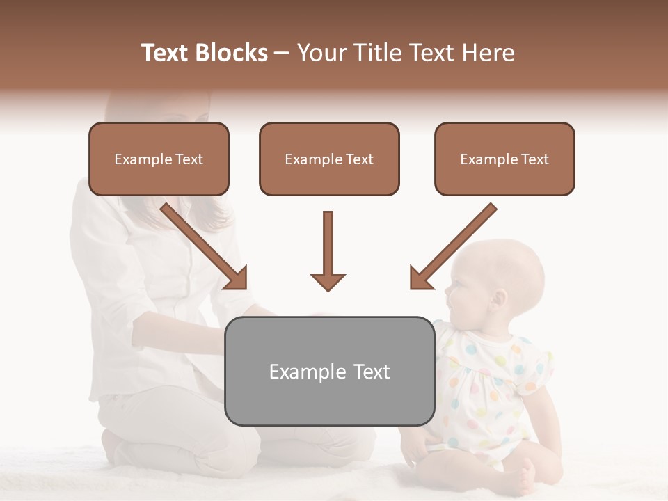 Girl Mama Baby PowerPoint Template