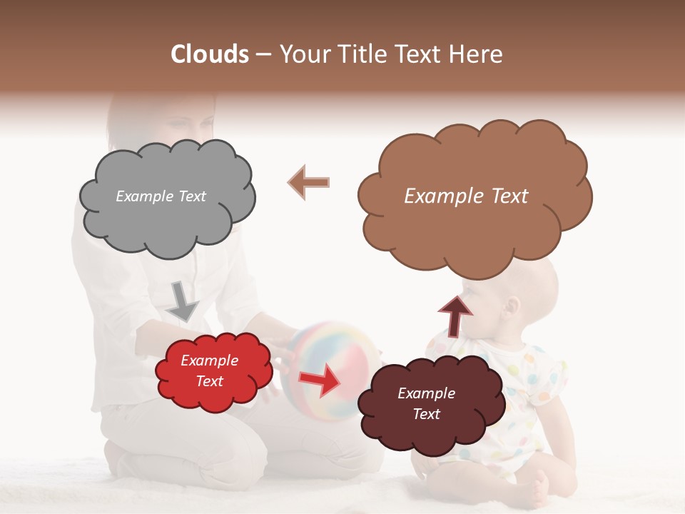 Girl Mama Baby PowerPoint Template