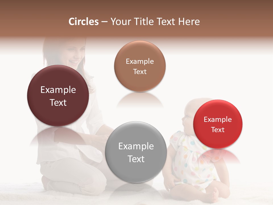 Girl Mama Baby PowerPoint Template