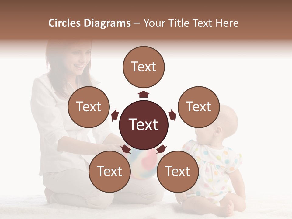 Girl Mama Baby PowerPoint Template