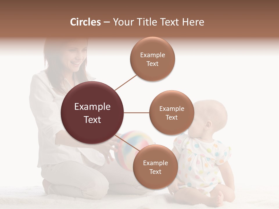 Girl Mama Baby PowerPoint Template