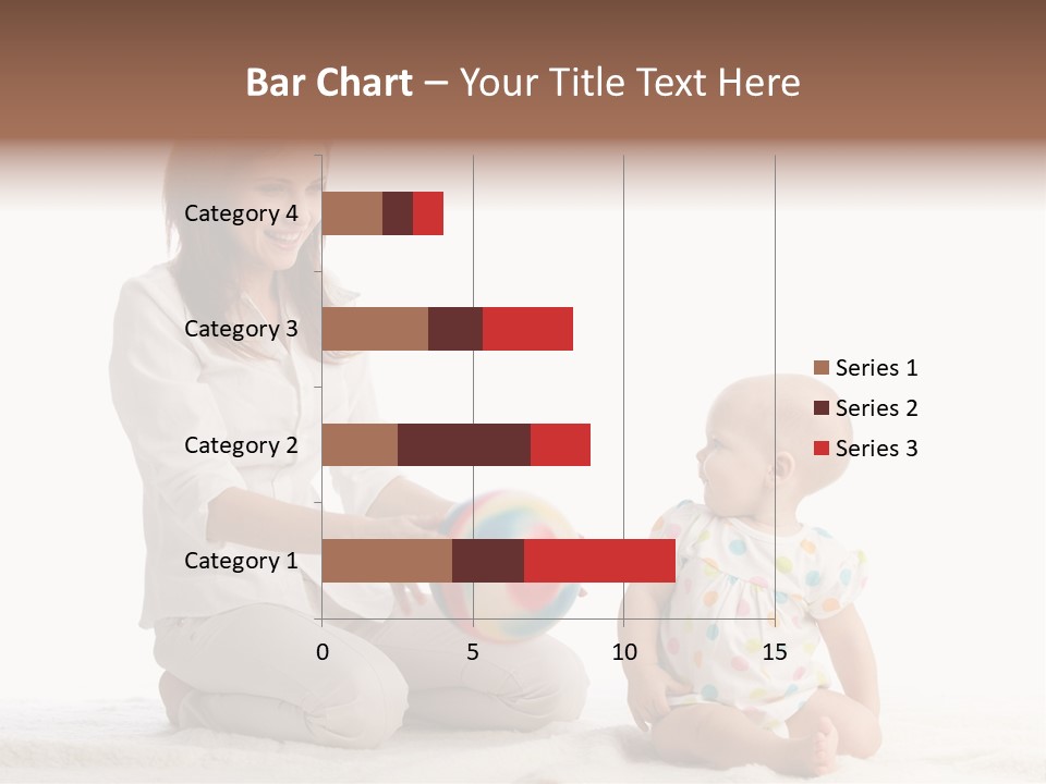 Girl Mama Baby PowerPoint Template