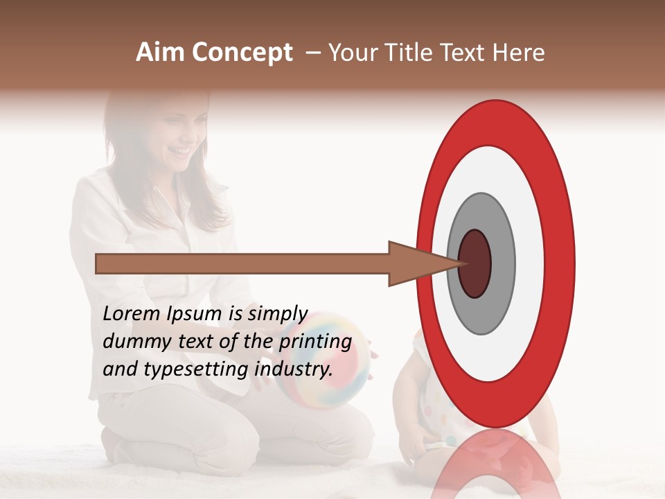 Girl Mama Baby PowerPoint Template