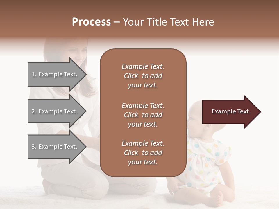 Girl Mama Baby PowerPoint Template