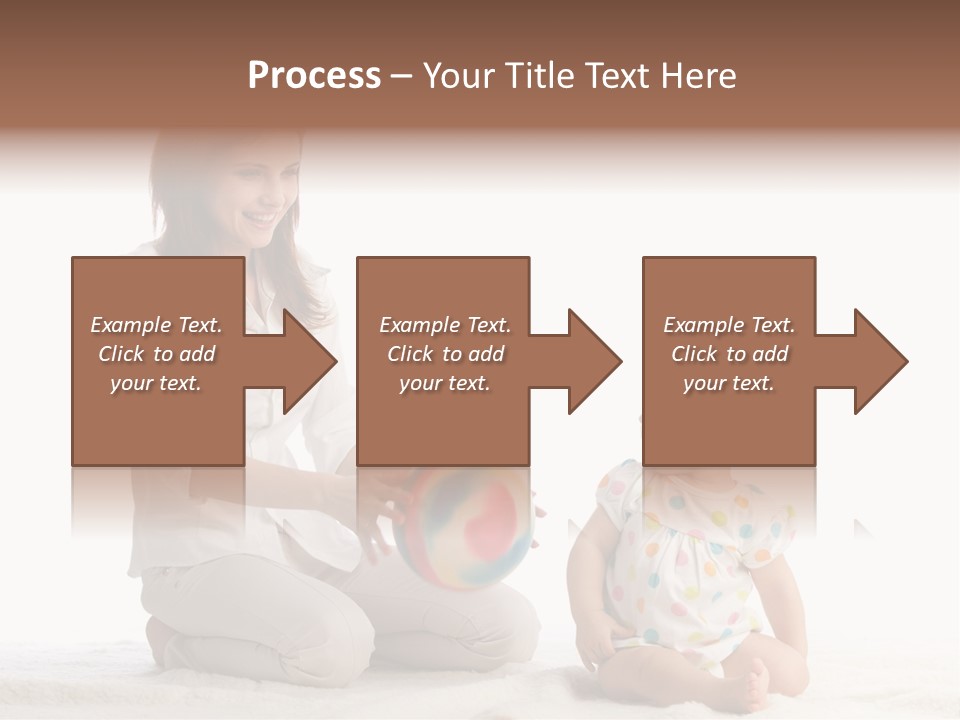 Girl Mama Baby PowerPoint Template