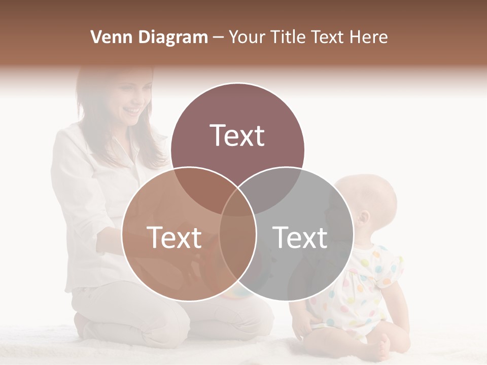 Girl Mama Baby PowerPoint Template