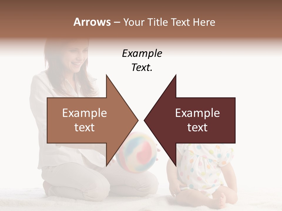 Girl Mama Baby PowerPoint Template