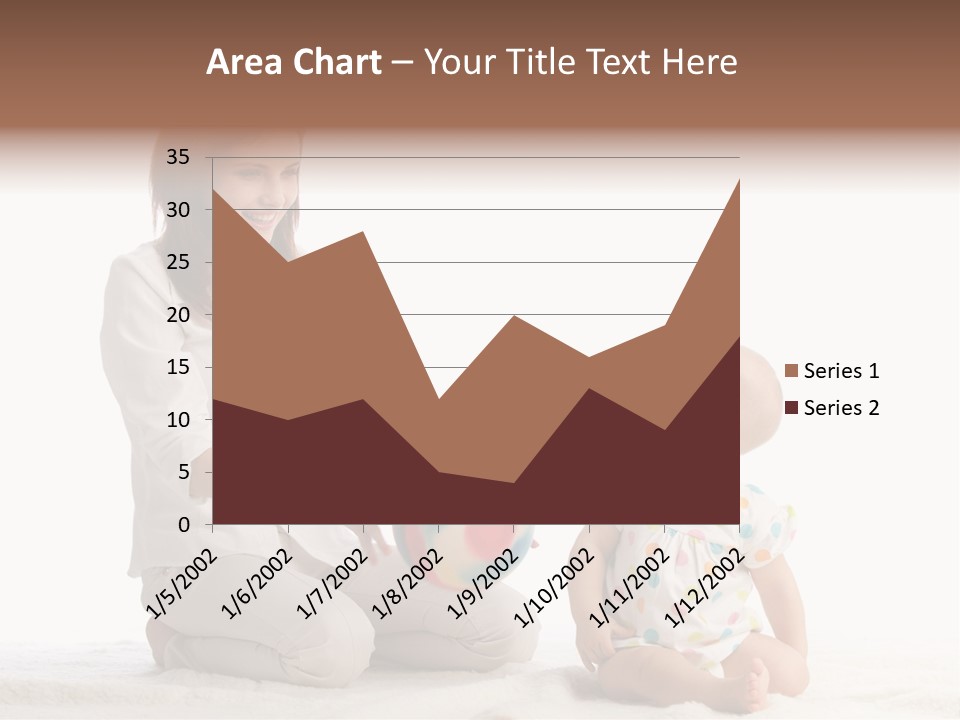 Girl Mama Baby PowerPoint Template