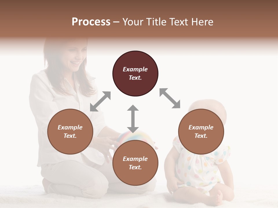 Girl Mama Baby PowerPoint Template