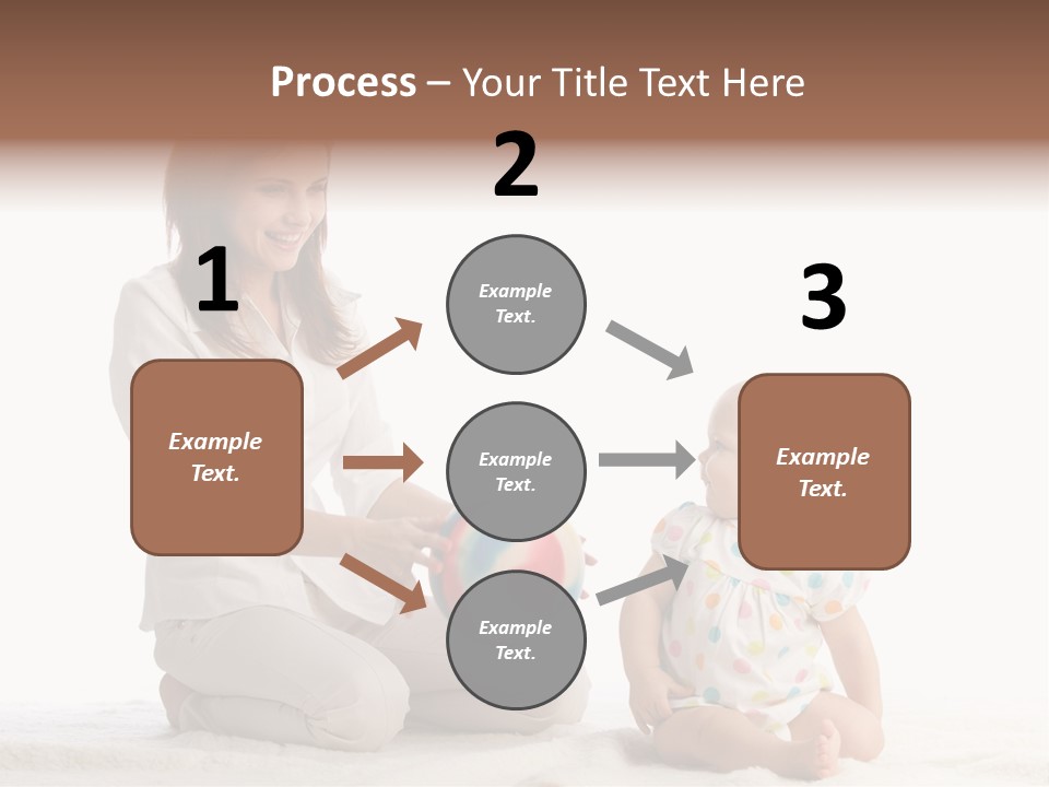 Girl Mama Baby PowerPoint Template